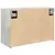 Produktbild 8 för Väggskåp för badrum betonggrå 60x25x40 cm konstruerat trä
