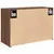 Produktbild 8 för Väggskåp för badrum brun ek 60x25x40 cm konstruerat trä