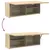 Produktbild 9 för Väggskåp för badrum sonoma-ek 80x25x30 cm konstruerat trä