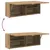 Produktbild 9 för Väggskåp för badrum artisan ek 80x25x30 cm konstruerat trä