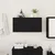 Produktbild 3 för Väggskåp för badrum svart 80x25x40 cm konstruerat trä