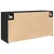 Produktbild 8 för Väggskåp för badrum svart 80x25x40 cm konstruerat trä