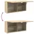 Produktbild 9 för Väggskåp för badrum sonoma-ek 80x25x40 cm konstruerat trä