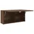 Produktbild 6 för Väggskåp för badrum brun ek 80x25x40 cm konstruerat trä