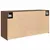 Produktbild 8 för Väggskåp för badrum brun ek 80x25x40 cm konstruerat trä
