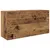 Produktbild 2 för Väggskåp för badrum åldrat trä 80x25x40 cm konstruerat trä