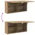 Produktbild 9 för Väggskåp för badrum artisan ek 80x25x40 cm konstruerat trä