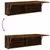 Produktbild 9 för Väggskåp för badrum rökfärgad ek 100x25x30 cm konstruerat trä