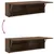 Produktbild 9 för Väggskåp för badrum brun ek 100x25x30 cm konstruerat trä