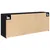 Produktbild 8 för Väggskåp för badrum svart 100x25x40 cm konstruerat trä