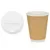 Produktbild 2 för Kaffekoppar i papper med lock 1000 st 16oz 400ml