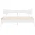 Produktbild 4 för Sängram utan madrass vit 160x200 cm massiv furu