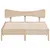 Produktbild 4 för Sängram utan madrass 150x200 cm massiv furu