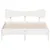 Produktbild 4 för Sängram utan madrass vit 150x200 cm massiv furu