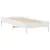 Produktbild 5 för Sängram utan madrass vit 90x200 cm massiv furu