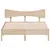 Produktbild 4 för Sängram utan madrass 140x190 cm massiv furu
