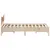 Produktbild 7 för Sängram utan madrass 140x190 cm massiv furu