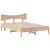 Produktbild 2 för Sängram utan madrass 135x190 cm massiv furu