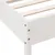 Produktbild 9 för Sängram utan madrass vit 120x190 cm massiv furu