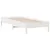 Produktbild 5 för Sängram utan madrass vit 90x190 cm massiv furu