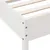 Produktbild 9 för Sängram utan madrass vit 90x190 cm massiv furu