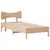 Produktbild 2 för Sängram utan madrass 75x190 cm massiv furu