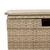 Produktbild 10 för Soffgrupp för trädgården med dynor 5 delar beige konstrotting