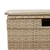 Produktbild 10 för Soffgrupp för trädgården med dynor 6 delar beige konstrotting