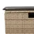 Produktbild 10 för Soffgrupp för trädgården med dynor 6 delar beige konstrotting