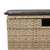 Produktbild 11 för Matgrupp för trädgården med dynor 7 delar beige konstrotting