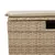 Produktbild 11 för Soffgrupp för trädgården med dynor 6 delar beige konstrotting
