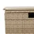 Produktbild 10 för Soffgrupp för trädgården med dynor 6 delar beige konstrotting