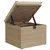 Produktbild 12 för Loungegrupp för trädgården m. dynor 11 delar beige konstrotting