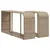 Produktbild 8 för Loungegrupp för trädgården m. dynor 11 delar beige konstrotting