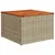Produktbild 7 för Loungegrupp för trädgården m. dynor 11 delar beige konstrotting