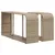 Produktbild 8 för Loungegrupp för trädgården m. dynor 11 delar beige konstrotting