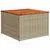 Produktbild 7 för Loungegrupp för trädgården m. dynor 11 delar beige konstrotting