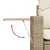 Produktbild 10 för Loungegrupp för trädgården m. dynor 11 delar beige konstrotting