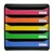 Produktbild 3 för Exacompta Dokumentfack Pro set Plus Horizon med 5 lådor Harlequin